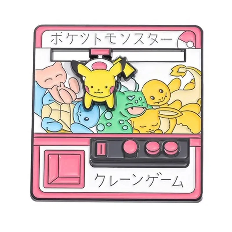 Japanese Anime Pokemon Game Machine Enamel Pin Childhood Memory Collect Badge Jewellery Backpack Accessories Lapel Brooch