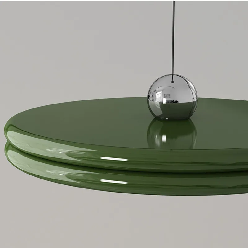 Nordic Minimalism Round LED Pendant Lights Modern Bedroom Dining Room Chandelier Lighting Indoor Home Decor Lamps Lustre Fixture
