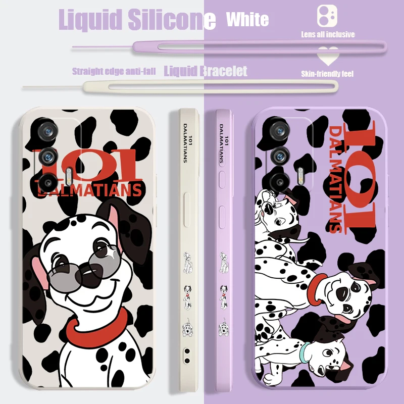 Disney 101 dalmatians Liquid Left Rope Phone Case For OPPO Find X2 3 5 Reno 2 5 6 7 8 10 Pro Lite Neo A16K Shell Soft Cover Capa