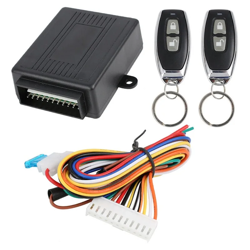 

12V DC Universal Car Remote Central Kit Door Lock Keyless Alarm System Central Locking With Auto Remote Central Kit