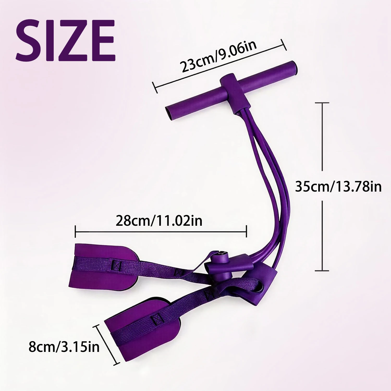 Sit Up Equipment Fitness Resistance Bands AB Training Multi-purpose Stretch Bands Elastic Strength Training Bands Exercise