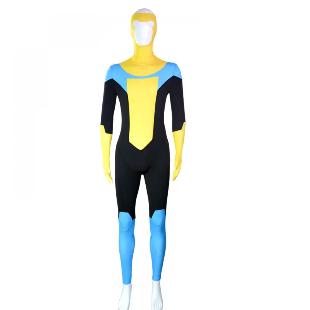 Mark Grayson Omni Cosplay Costume Jumpsuit with Cloak Adults Women Men Kids Outfit Halloween Carnival Party Suit Zentai