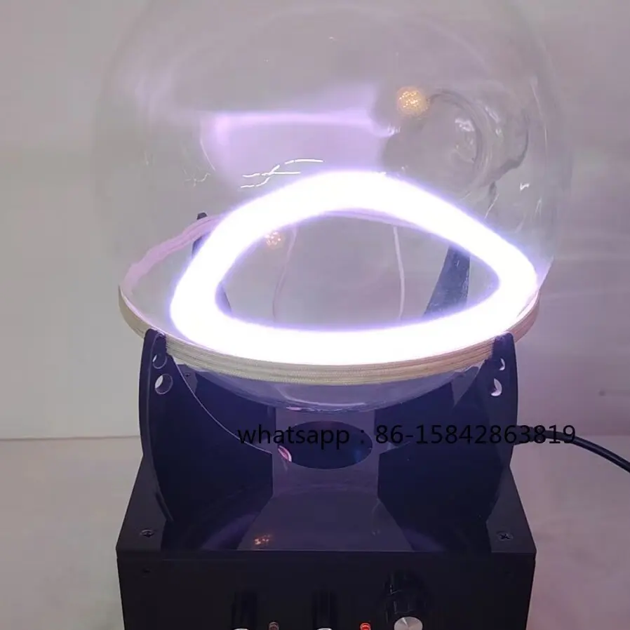 Plasma Ring Ark Reactor Tokamak Tesla Ring Plasma Glass Sealed Large Xenon Glowing Sphere