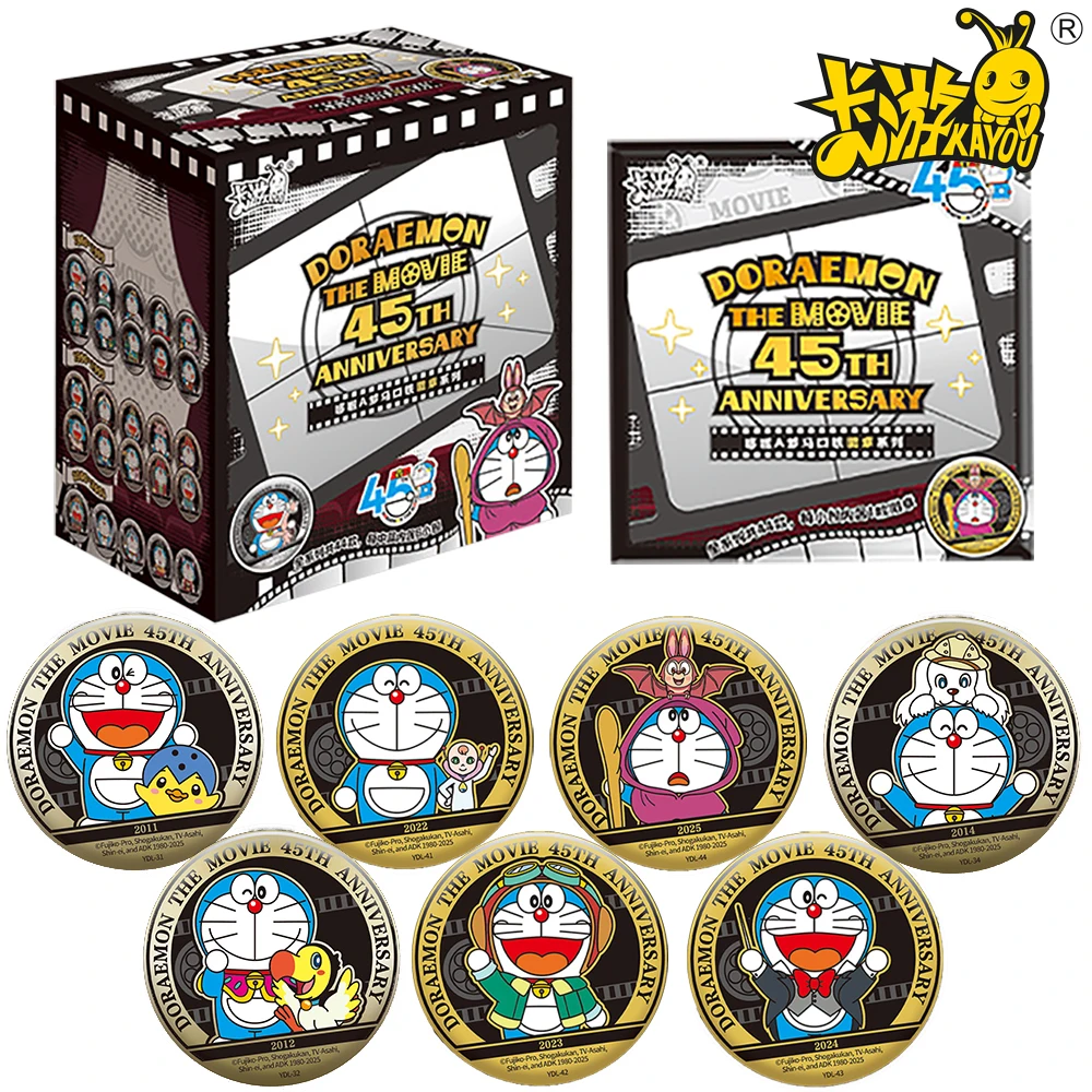 

New Kayou Genuine Doraemon Fans Cosplay Round Badge Props Exquisite Anime Protagonist Backpack Accessories Christmas Funny Gifts