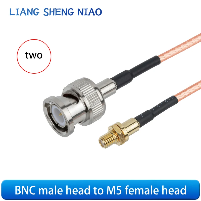 BNC إلى M5/L5/10-32NF مقياس التسارع اختبار الاهتزاز سلك توصيل M5-BNC/JJ