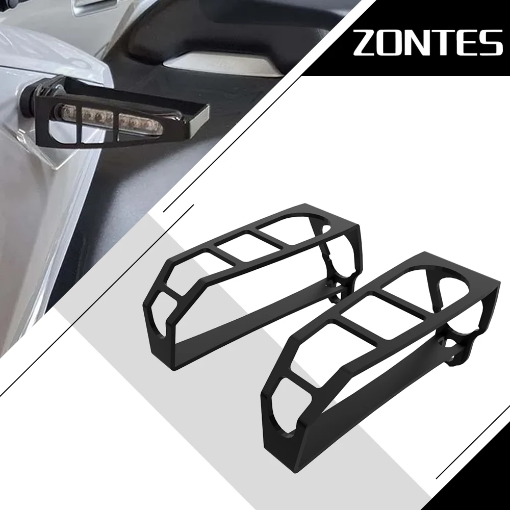 

Motorcycle Front Turn Signal Lampshade Rear Tail Light Protection Decorative Cover For ZONTES ZT368G ZT 368G G368 2024 2025 2026