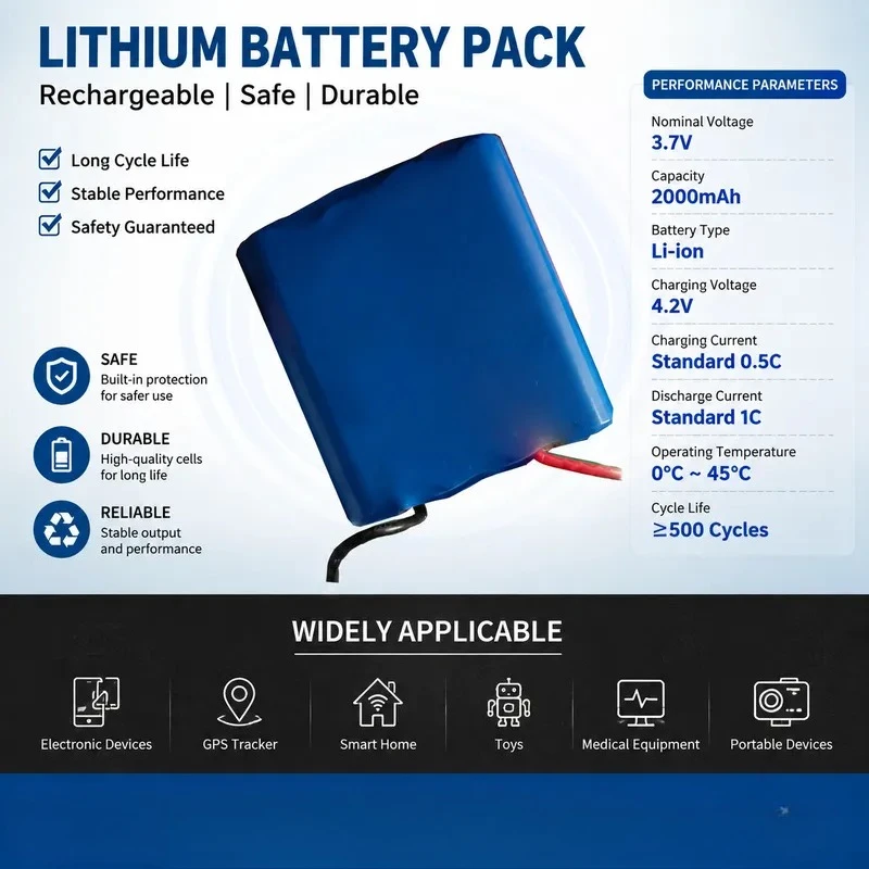 Replacement Battery for VanHou Wuhan Xinhengfeng XH-D-02 XH-D-01 Compatible Power Tool Batteries High Capacity Long Lasting