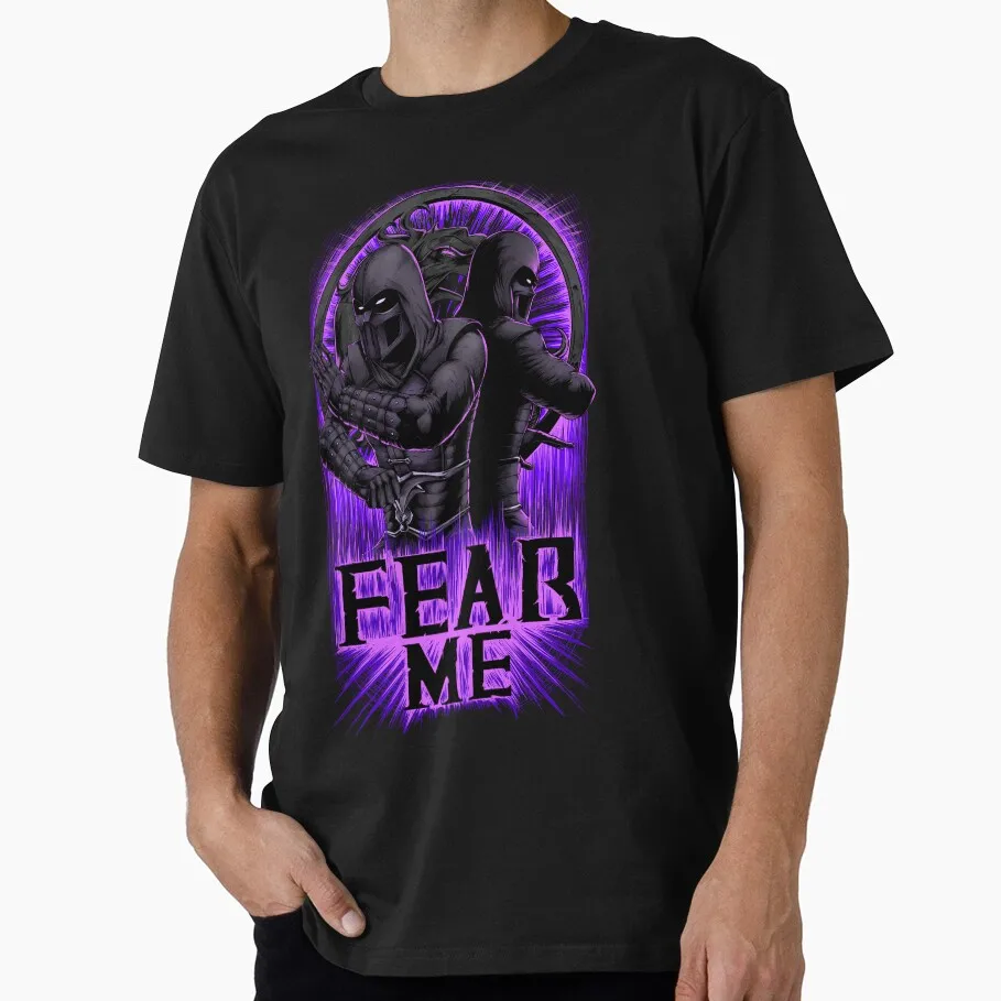NOOB-SAIBOT 90's Mortal Kombat Gift tee for gamer 100% cotton print 0807 Men's Short Sleeve Graphic T-Shirt All size tops S-6XL