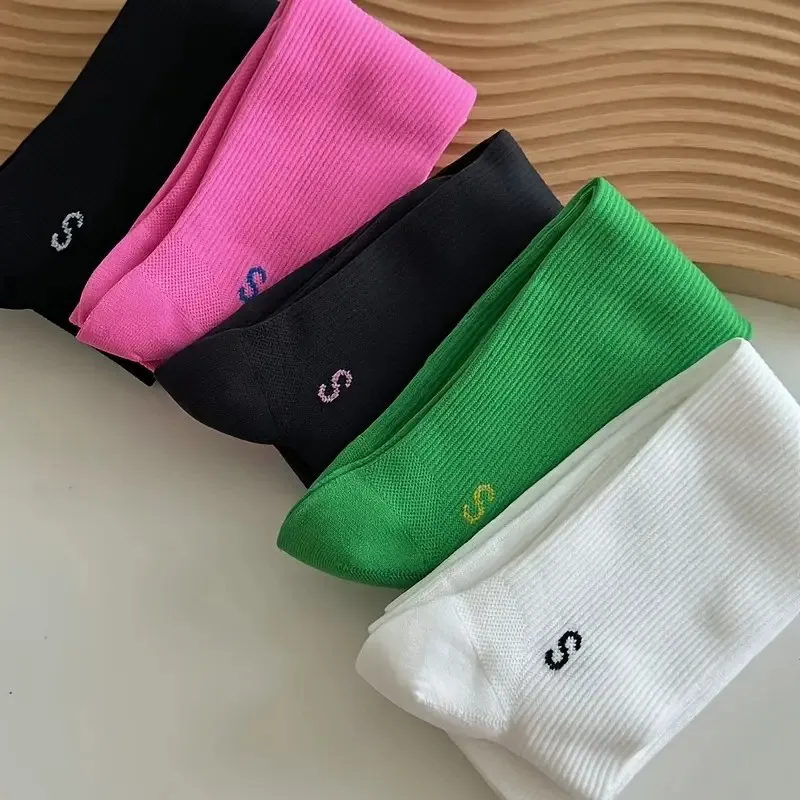 1 Paar professionelle Waden-Kompressionssocken, hohe Elastizität, atmungsaktiv, Komfort, ganzjährig, Laufen, Springseil, Sportsocken – Detail 6