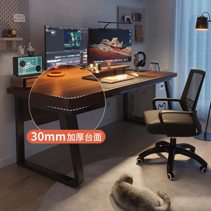 Computer desk, desktop, home esports desk and chair, simple  work  bedroom  study desk, writing  office