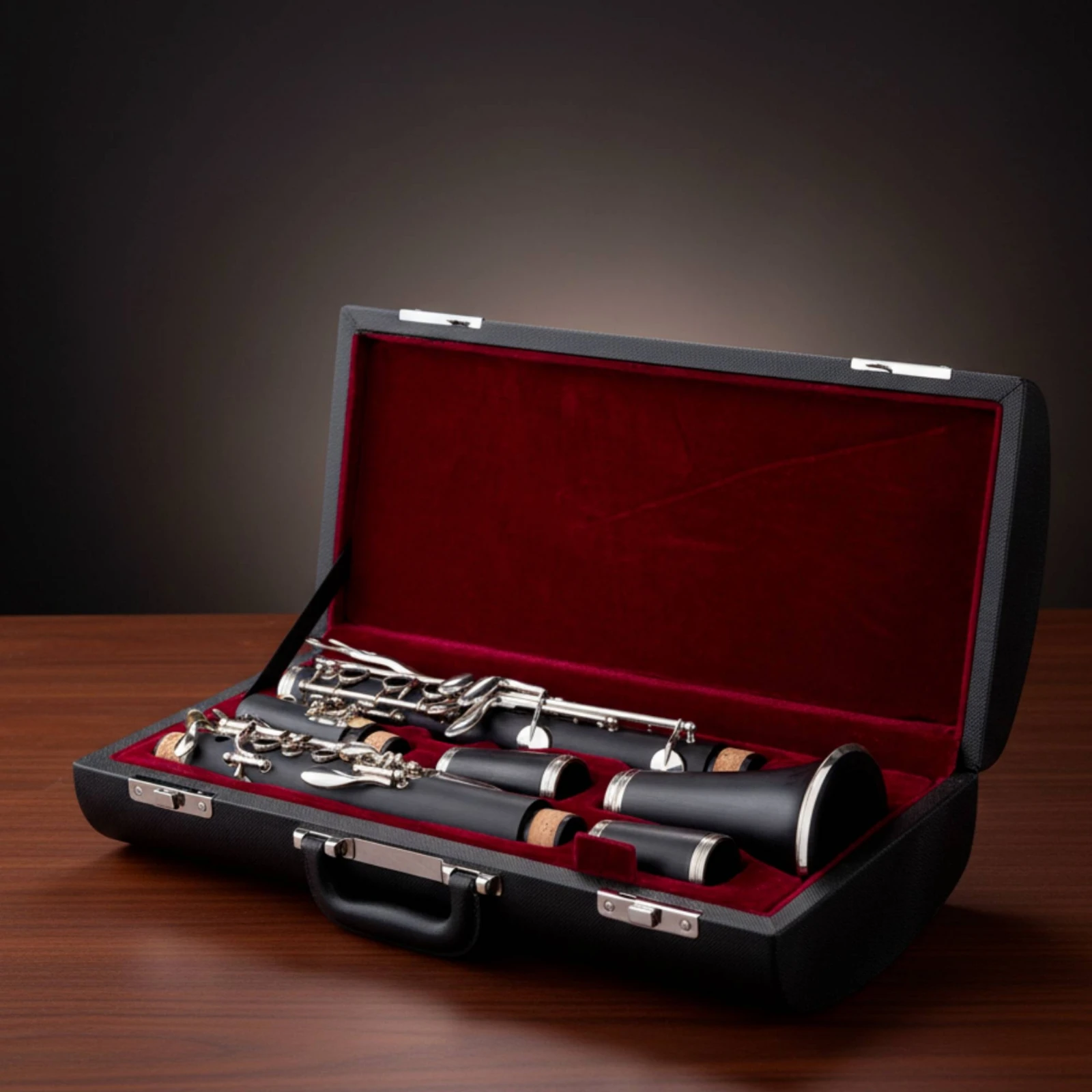 Clarinet Case Long-Lasting Clarinet Case with Handle Portable Strong for Clarinetists, Travel, Rehearsals