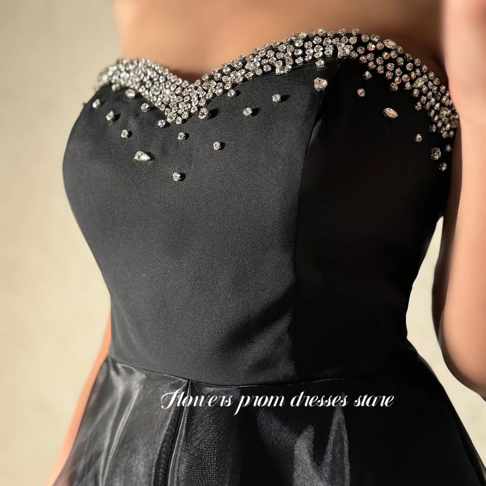 Bloemen A-lijn avondjurk met staaflijst Sweetheart feestjurk voor dames Luxe Celebrity Gala-jurk op maat