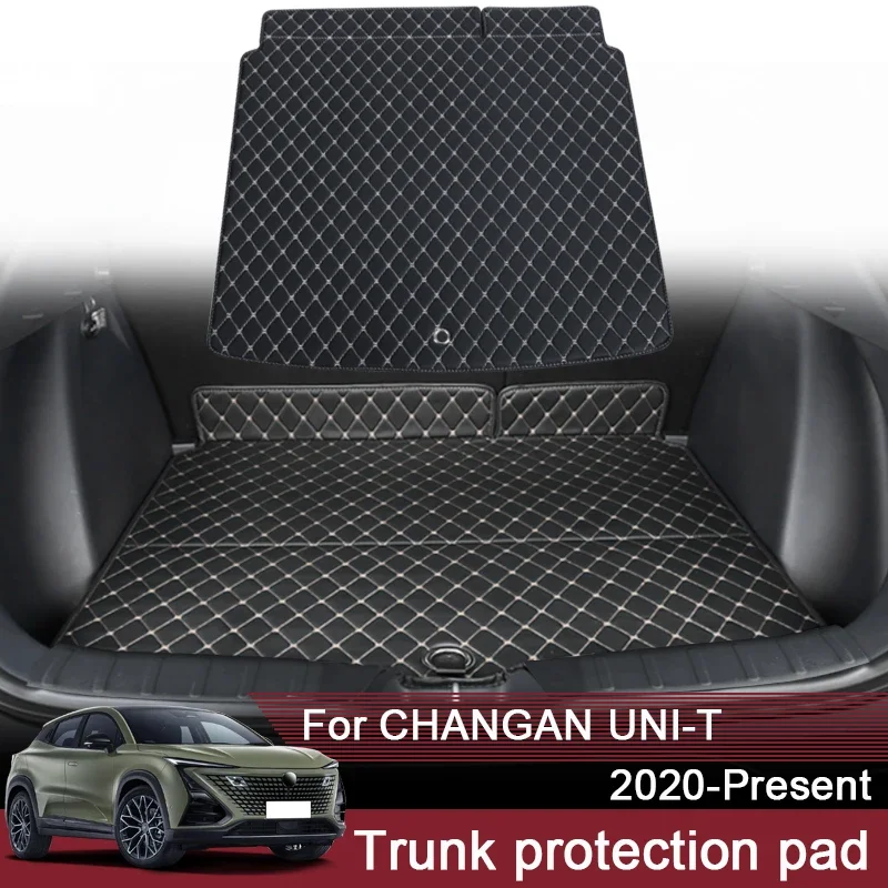 

1pc Car Styling Custom Rear Trunk Mat For CHANGAN UNI-T 2020-Present Leather Waterproof Auto Cargo Liner Pad Accessory