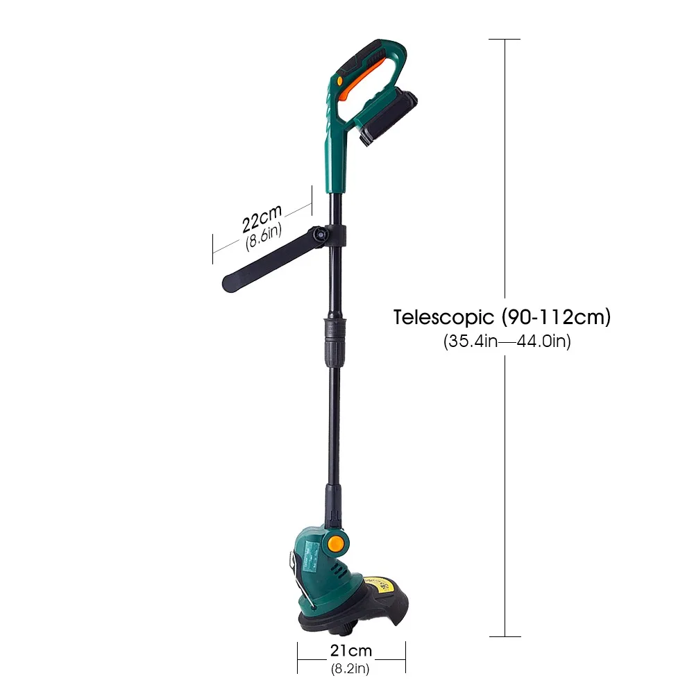Small Household Electric Lawn Mower Rechargeable Lithium Battery Grass Trimmer Multifunctional Weeder