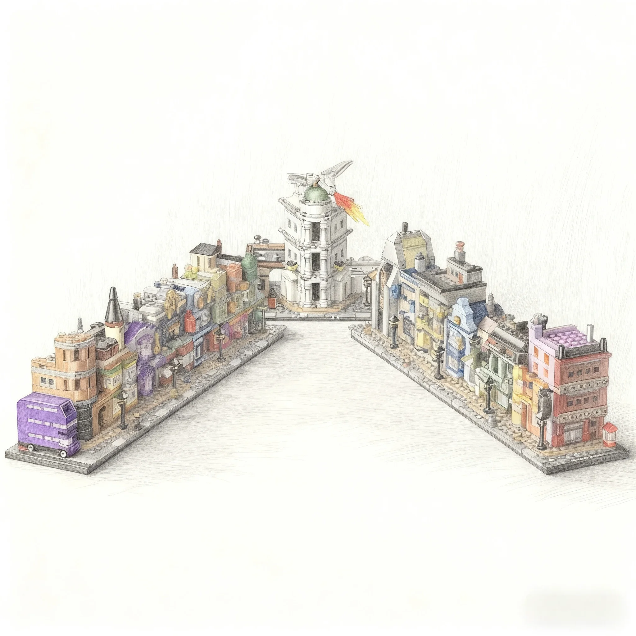 سلسلة شارع المدينة الكلاسيكية منزل صغير بنة نموذج لعب الأطفال الكبار DIY هدايا عيد الميلاد عيد الميلاد 2750 قطعة #1