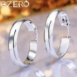 fashion 925 Sterling silver Round women lady beautiful wedding High quality Earring Jewelry factory price