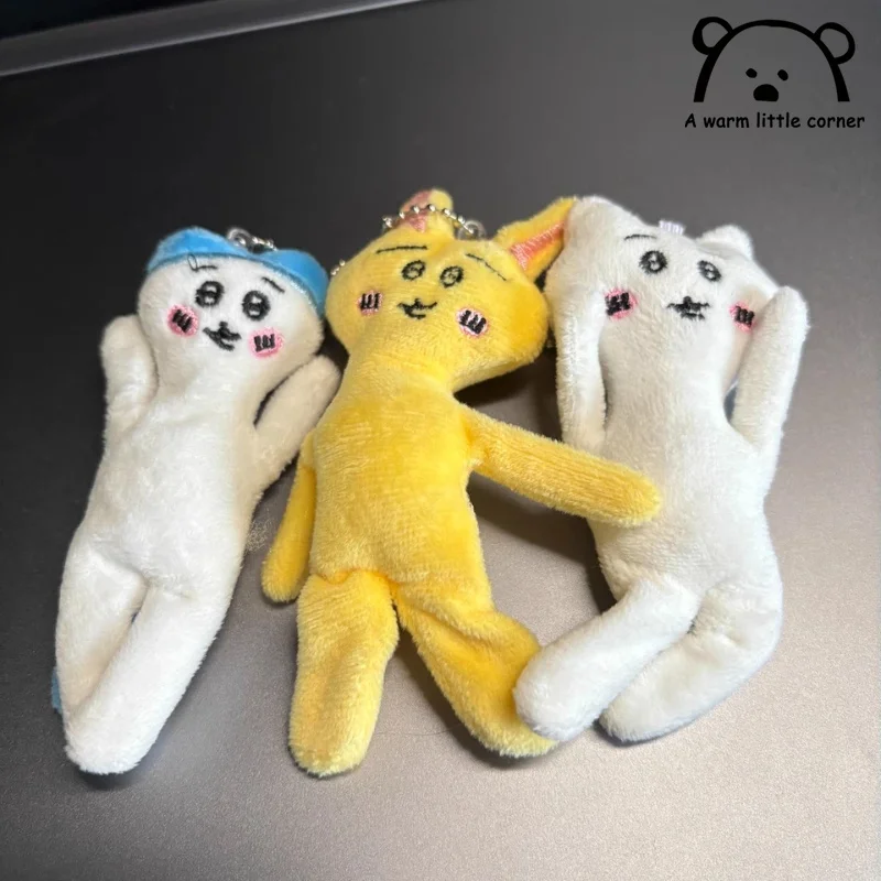 

Абстрактный забавный аниме-персонаж, плюшевый кулон, милый мультяшный плюшевый брелок для всего тела, подвижная форма, украшение для рюкзака, игрушка