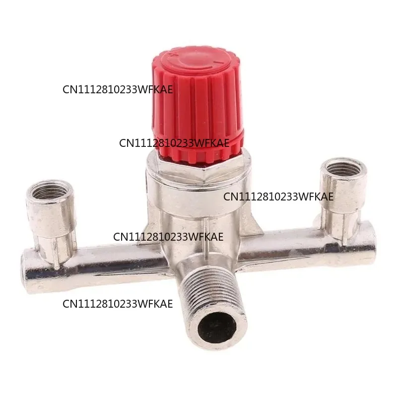 Double Outlet Tube Air Compressor Switch Pressure Regulator Valve Fitting Part Tools Ferramentas Herramientas Multimeter Garden