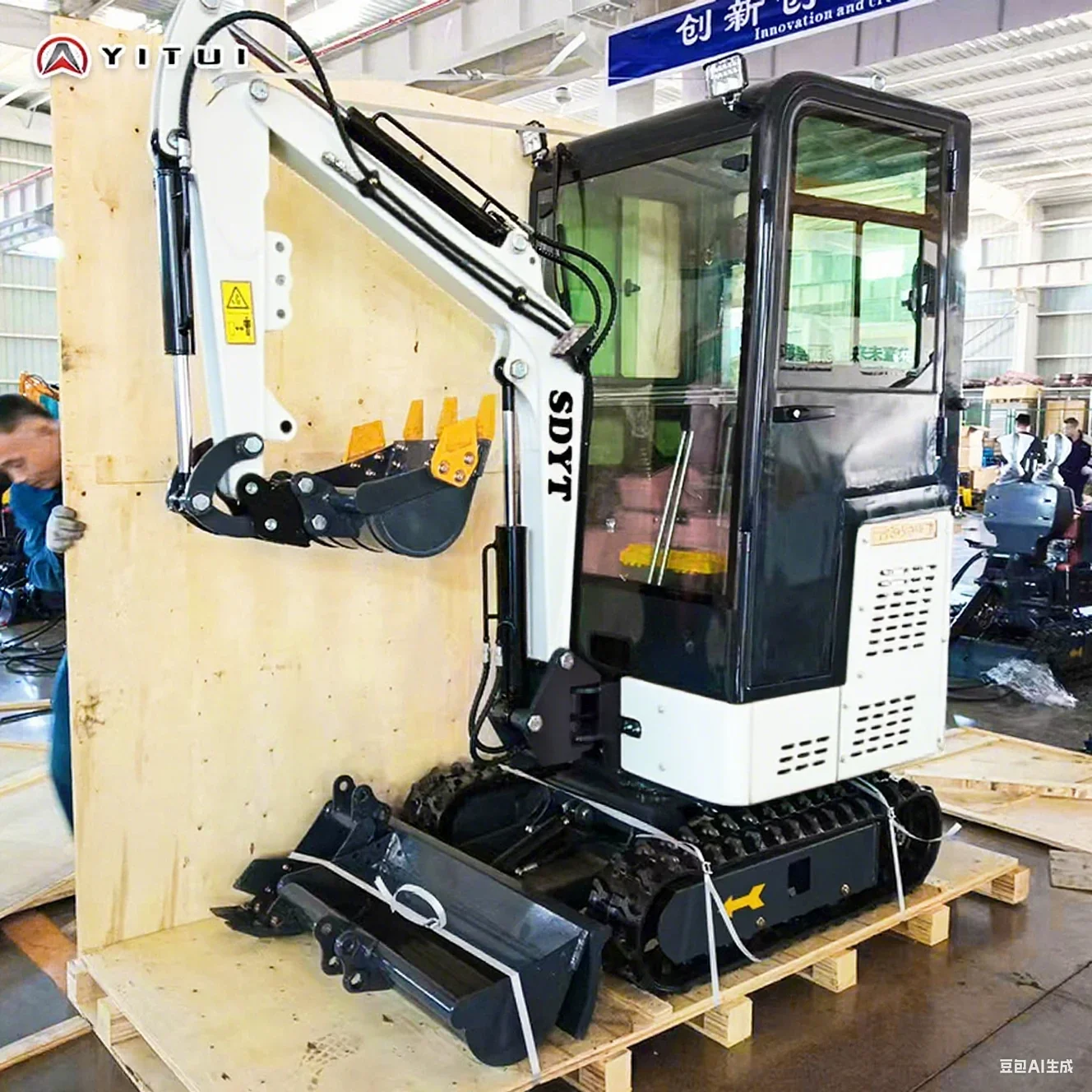 Ce Epa Euro 5 Prezzo speciale di fabbrica cinese Mini escavatore da 1,5 tonnellate Ce Epa Euro 5 Kubota Motore Mini escavatore cingolato personalizzato