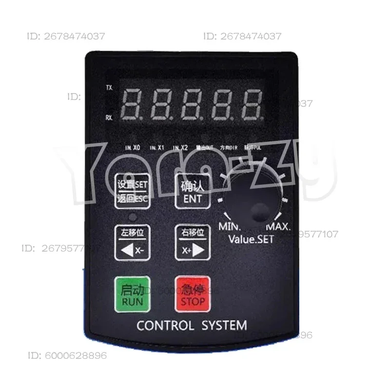 HF020single-axis control pulse speed regulator generator forward and reverse positioning angle step servo with 485 communication