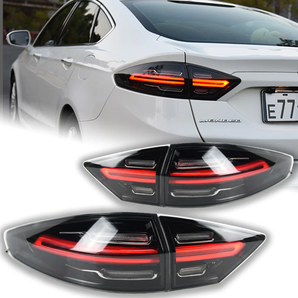 Car Lights For Ford Fusion Led Tail Lamp 2013-2016 Mondeo Signal Tail Light Animation Rear Stop Brake Reverse Auto Accessories