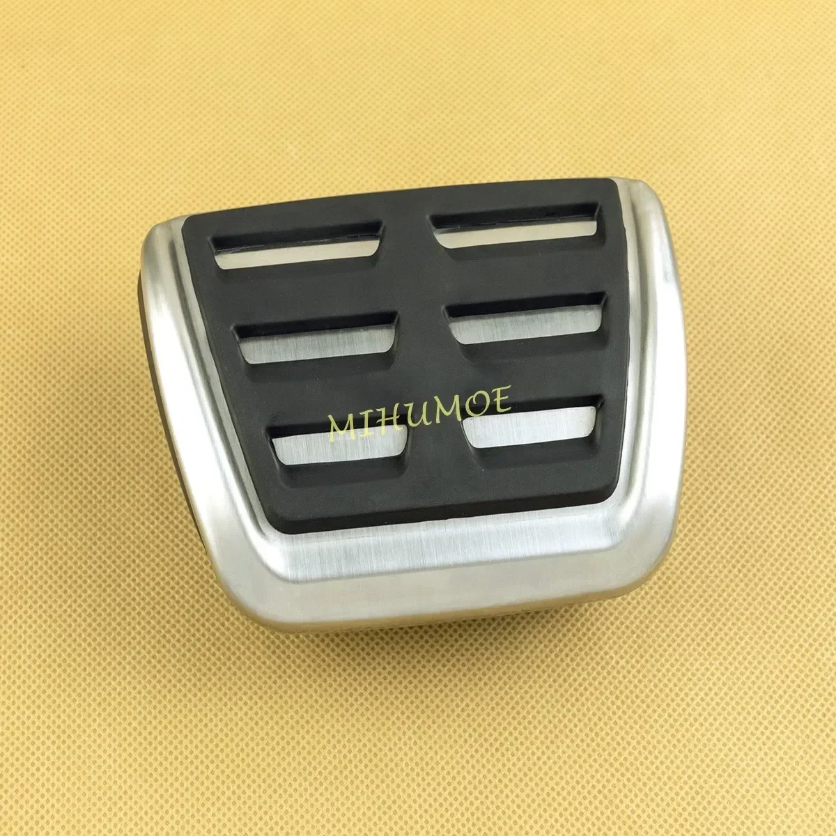 RHD Stainless Steel Rubber Car Foot Rest Dead Gas Accelerator Brake Pedal Plate Cover For 2017-2025 Audi A4 B9 A5 2024 2023 2022 - view 4