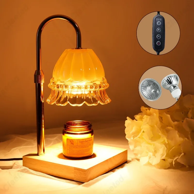 Creative Plug-in Timed Aromatherapy Wax Melting Lamp Bar Home Bedroom Study Decoration Atmosphere Lighting Fixture