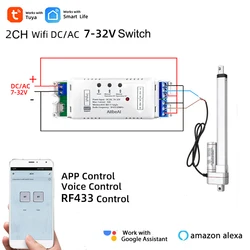 スマートライフモーターコントローラー,2チャンネル,wifi付き,5v,12v,24v,32v,110v,220v,