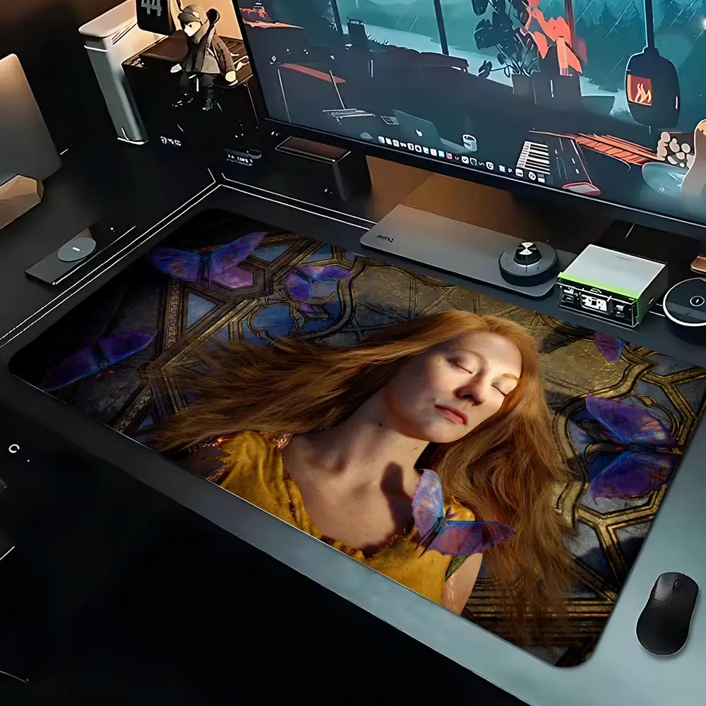 God Of War Laufey Mouse Pad Large Playmat Gaming Customized Mat XXL Size Gamer Office Mousepad Logo Desk Mat