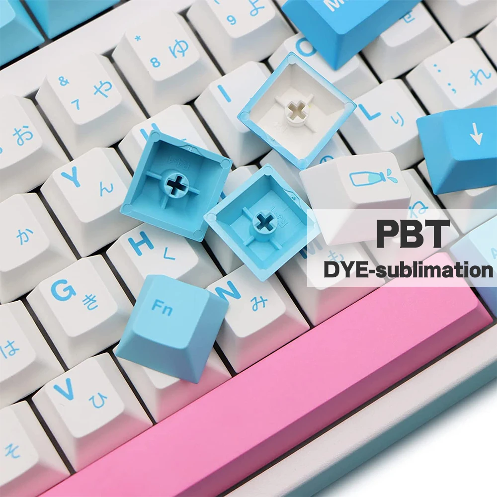 137 Keys PBT Keycaps XDA Dye Sub Keycaps Personalized For Cherry GMMK Pro Gaming Mechanical Keyboard XDA Keycaps