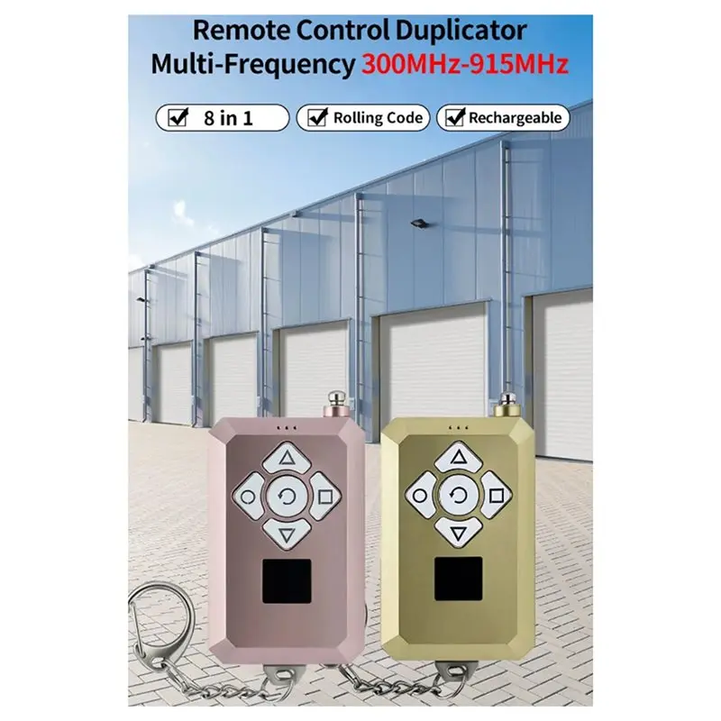 【BRILLIANT 】 copie de Clone multi-fréquence 8 canaux télécommande porte de Garage duplicateur d'accès 315/433/868/915Mhz rechargeable