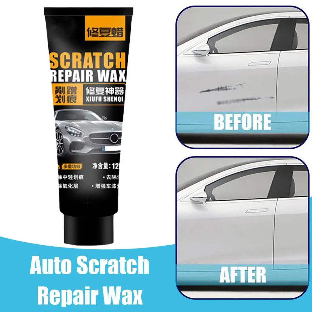 120ml Car Scratch Repair Paste, Auto Body Compound Scratch Remover Wax Repair, Car Scratch Repair Agent Polishing Grinding Paste