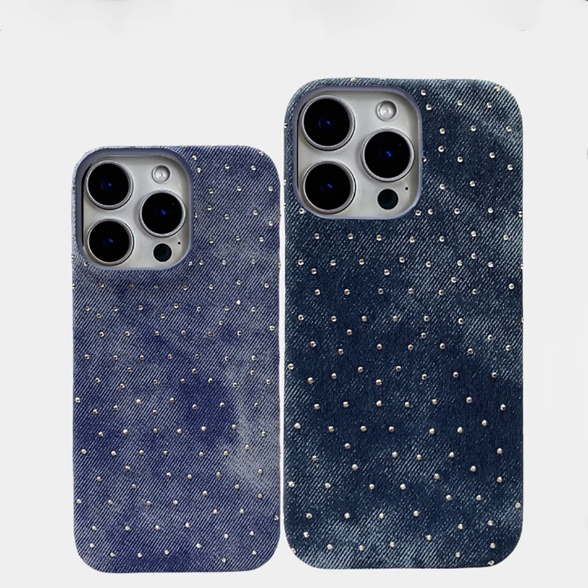 

Cowboy Print Phone Case For Iphone 17 16 15 14 13 Pro Max 16Pro Diamond Decoration Phone Case Personalized 15Pro Cover 17 Shell