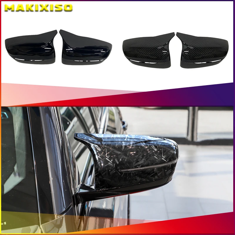 

Side Rearview Wing Mirror Cover Caps For BMW 4 5 7 8 Series G11 G12 G14 G15 G16 G22 G23 G24 G30 G31 G38 ABS Gloss Black