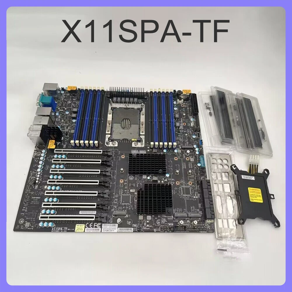 LGA-3647 DDR4 PCI-E 3.0 M.2 2nd Gen Xeon Scalable Processors For Supermicro Motherboard X11SPA-TF