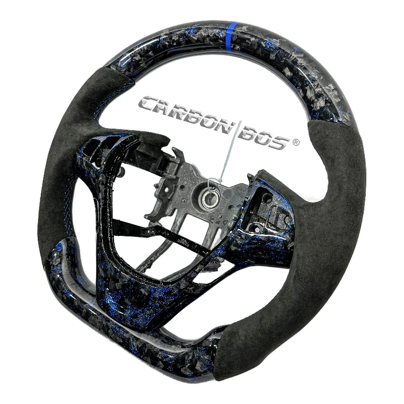 

Accesorios Para Auto Haute Couture Carbon Fiber Leather Car Tuning Steering Wheel for Hyundai Genesis Coupe Quality 2010-2016