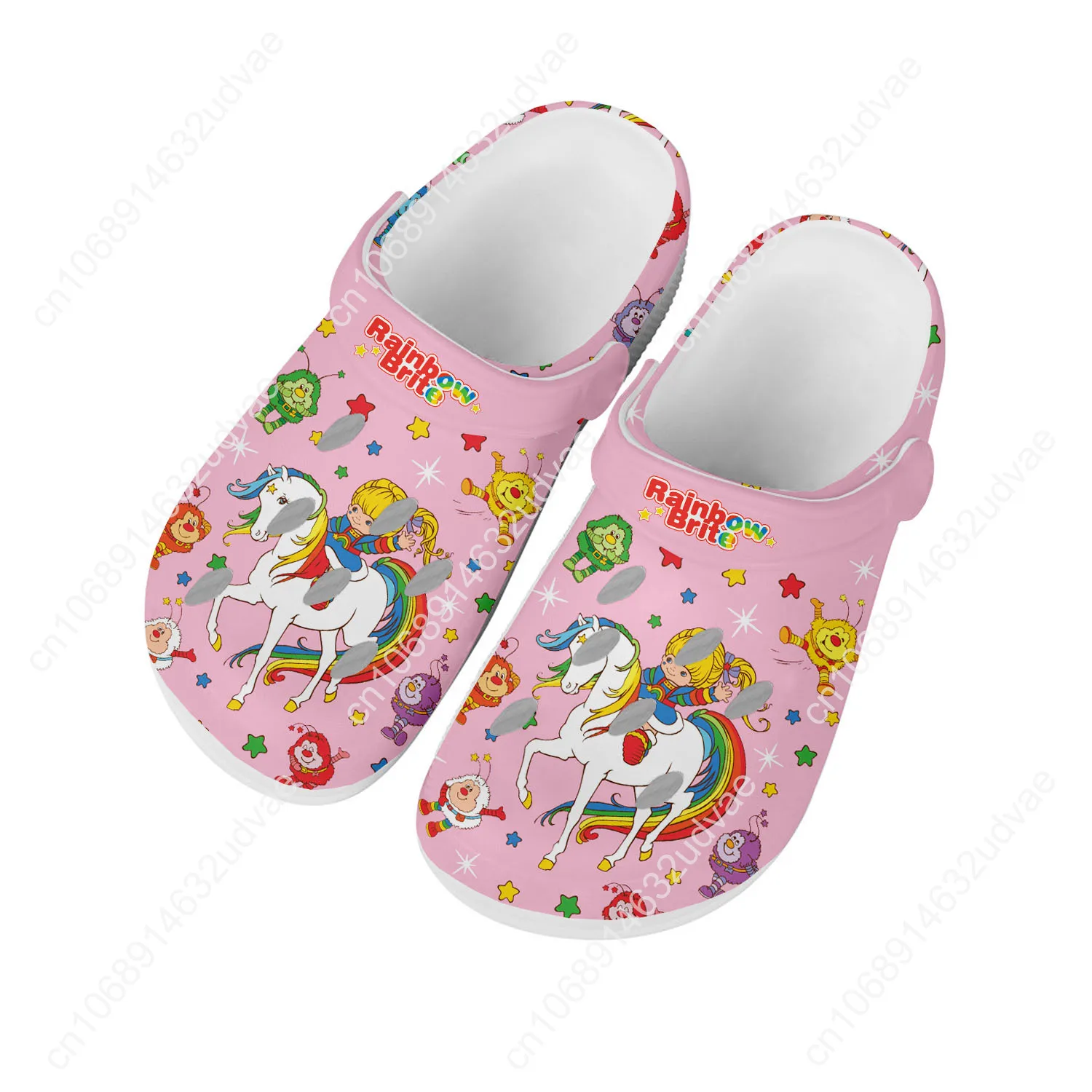 

Brite Rainbow Sandals Men Women Teenager Fashion Water Shoes Animation Garden Breathable Comfort Beach Clog Custom Slippers