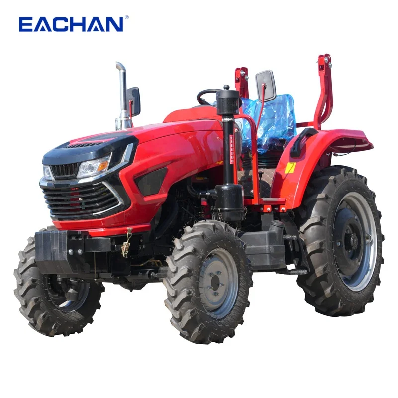 

EACHAN High Efficiency 80 HP New Wheel Tractor Rice Field Farm Diesel Tractors Four Wheel Drive Rotary Power Tractor Customized