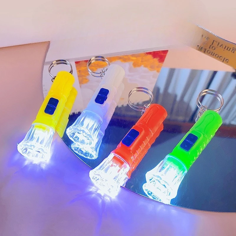 10Pcs Mini Children LED Flashlight Lamp Toy for Kids Birthday Party Favors Pinata Fillers Goodie Bag Gift