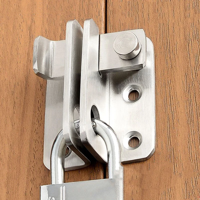 1/5set Flip Latch Gate Latches Stainless Steel Left Right Flip Latch Flip Stainless Steel Sliding Bolt Door Lock Buckle Hardware