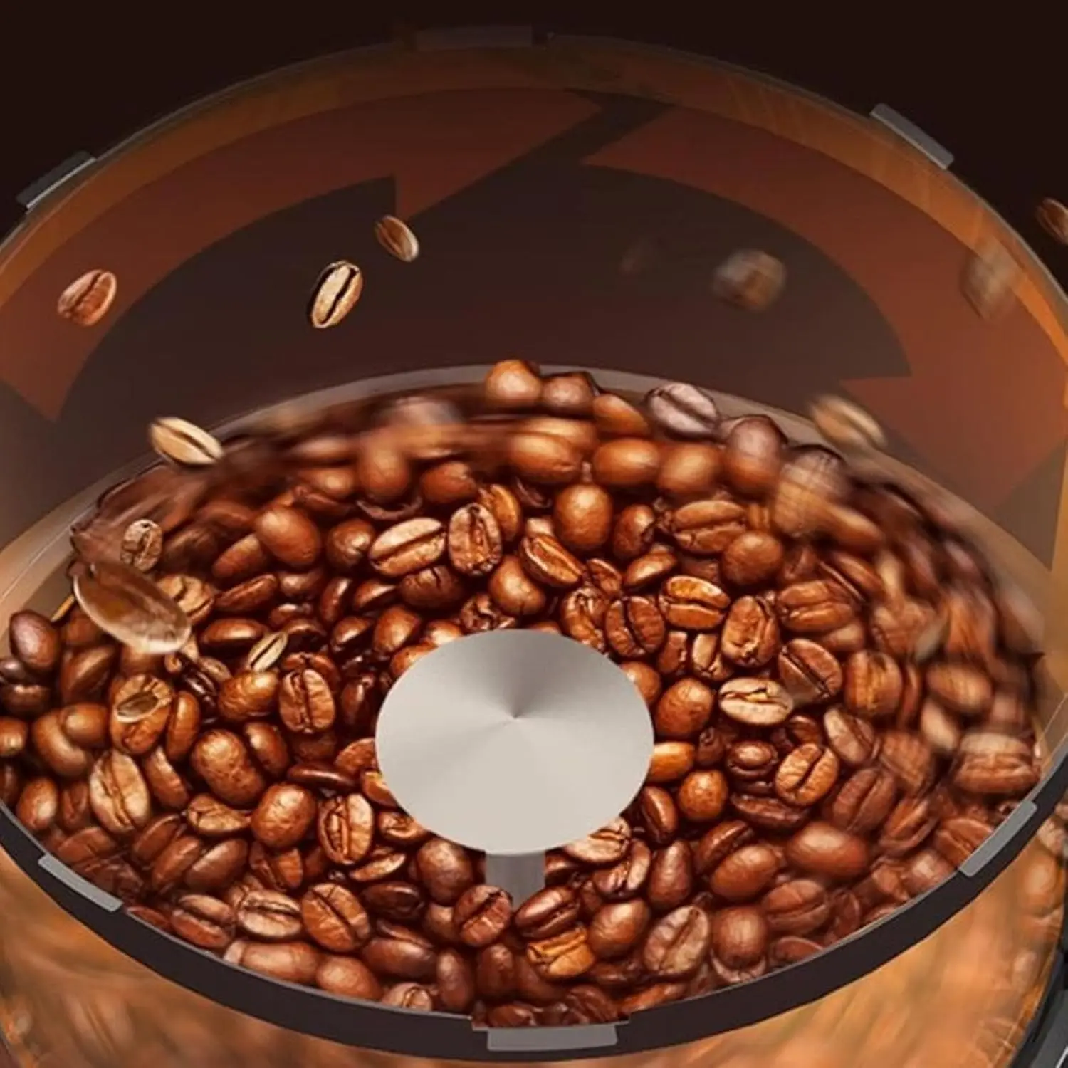 Torrefazione caffè, macchina per torrefazione chicchi di caffè domestica con timer Acciaio inossidabile Vetro trasparente Modalità automatica e fai da te 100 g per U