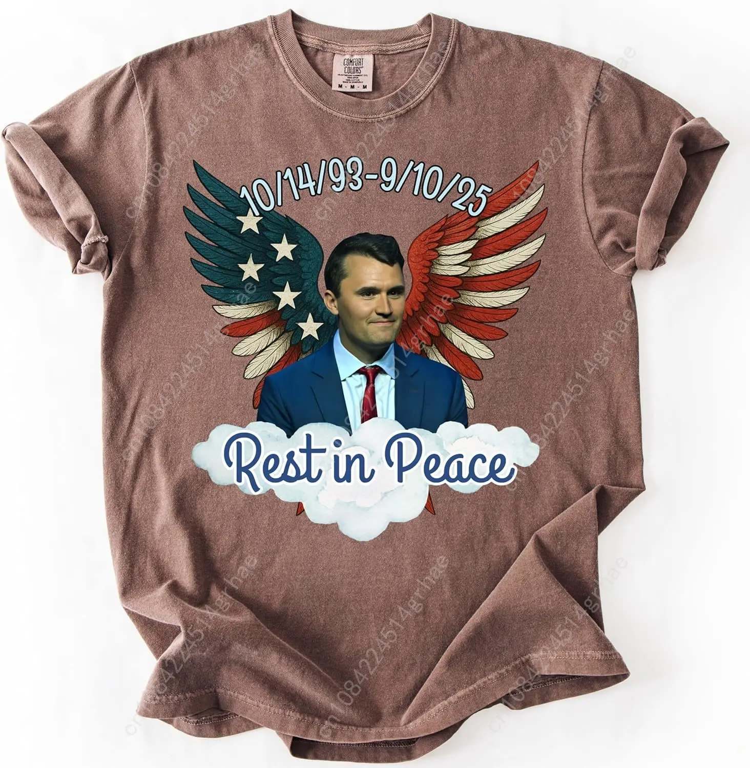Rest in Peace Charlie Kirk T-Shirt - Support American Values - No One Should Die Political Opinion Comfort Colors Shirt Multi