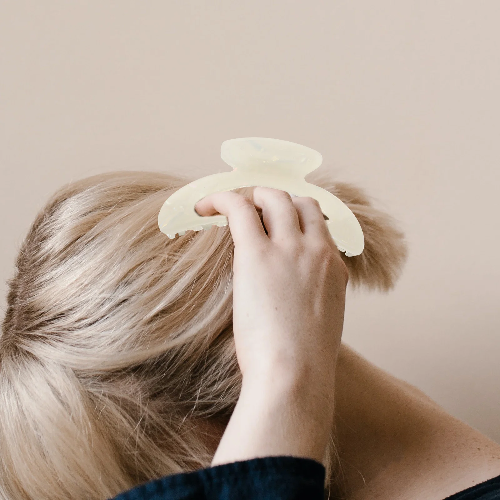 

Pattern Claw Clips Jumbo Clamps For Thick Curly Women Large Hair Styling Tools Huge Claw Clips For Thick Hair Party Use