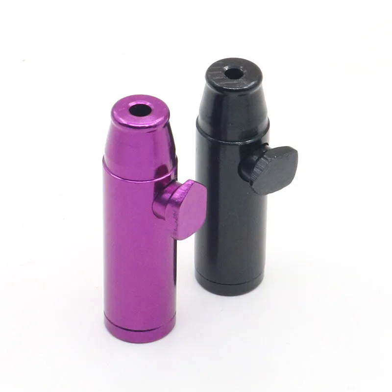Aluminum Rocket 53mm Metal Storage Jar Stash Cans Mini Portable Can custom LOGO Tube Bottle
