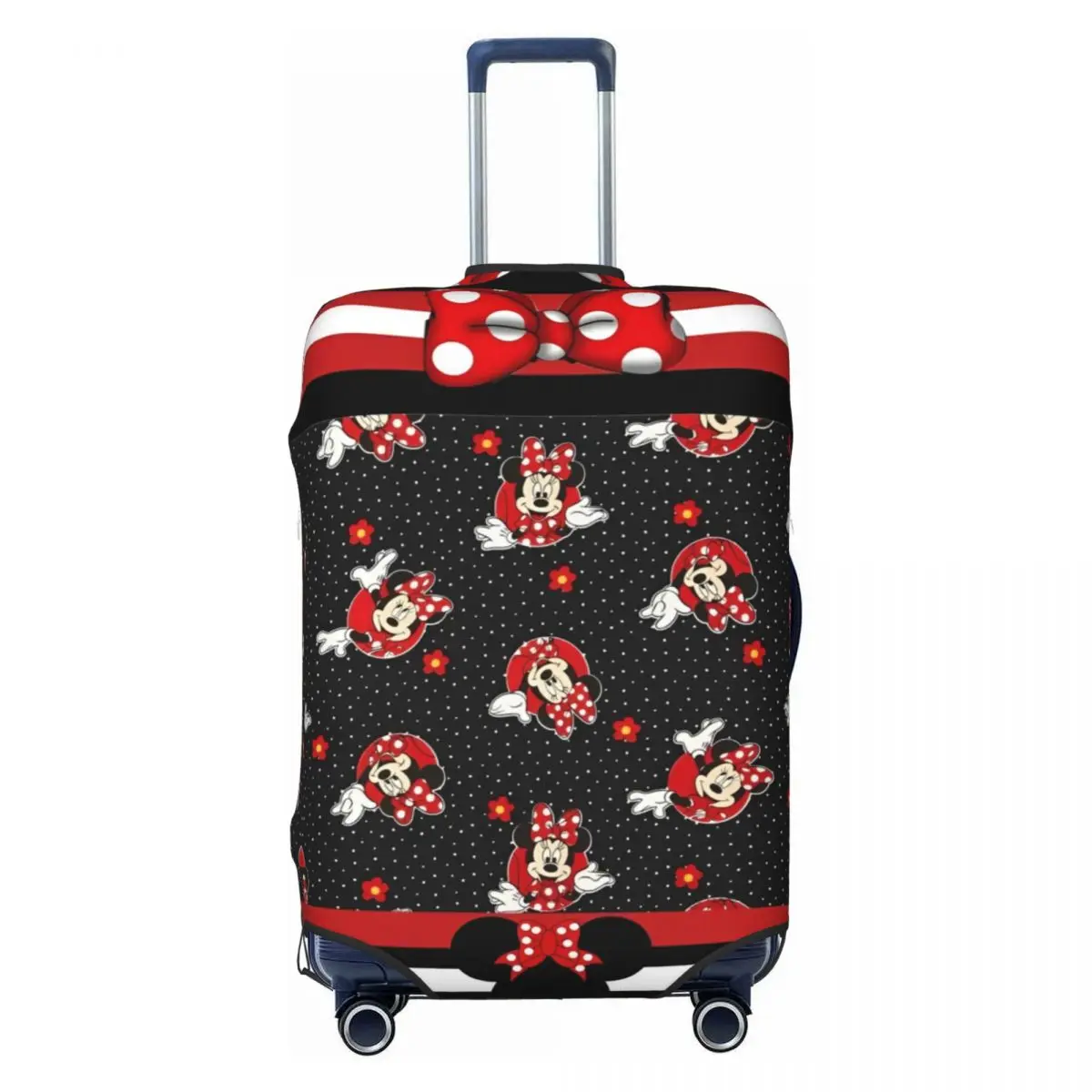 

Mickey Minnie Mouse Print Suitcase Cover Flight Mickey Mouse Animal Cartoon Useful Luggage Supplies Travel Protection