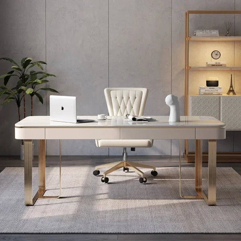 Minimalist Modern Wide Computer Desk Standing Organizer Big Study Executive Desk Home Office Japanese Scrivania Unique Furniture