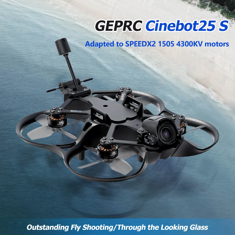 New GEPRC Cinebot25 S WTFPV/HD O3DJI/HD WASP Quadcopter With SPEEDX2 1505 4300KV Motor FPV Remote Control Drone