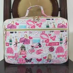 New Fashion Back To School Silver Lunch Dinner Box Picnic Bag Wholesale Boutique Children Outfit Clothes RTS