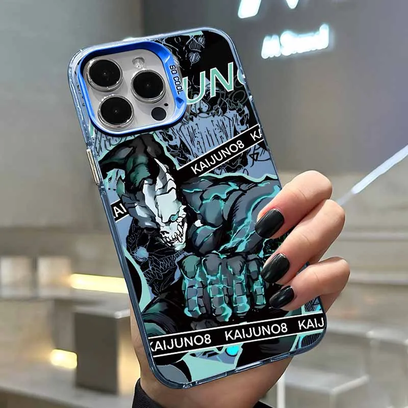 Anime Kaiju No. de sangre caliente 8 fundas para Xiaomi Redmi Note 14 13 12 11E 11S 11 10 Pro Plus Lite Max funda de teléfono plateada colorida