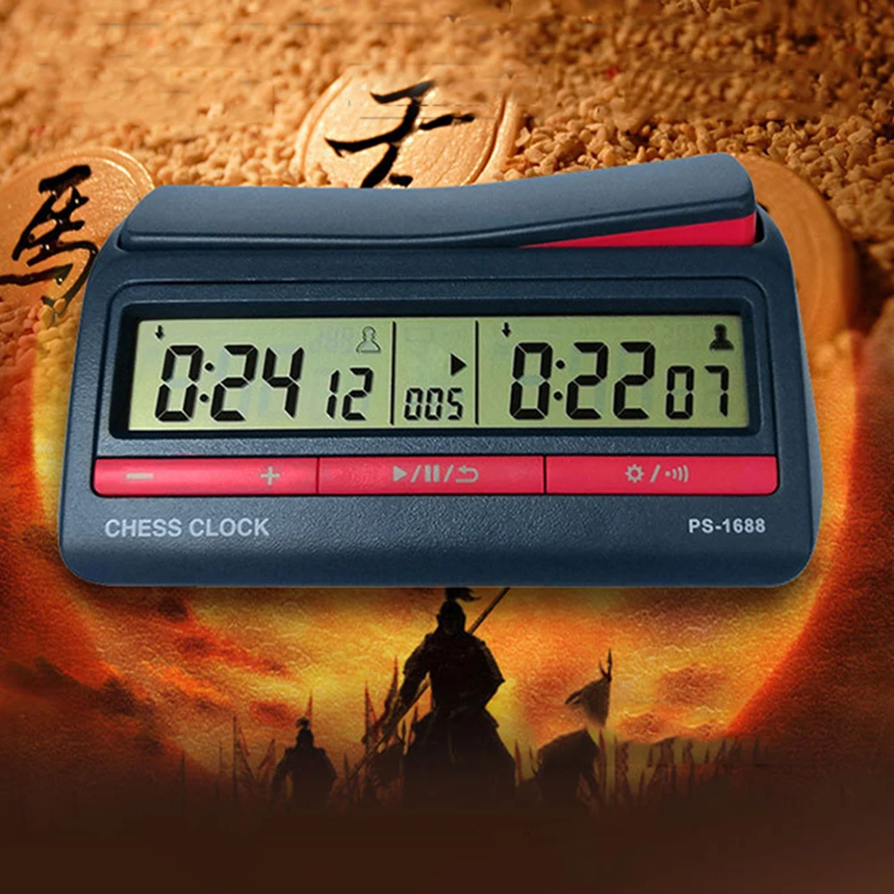 

Chess Digital Timer Professional Advanced Chess Board Games Clock Count Up Down Timer Chinese Chess Game Competition Hour Meter